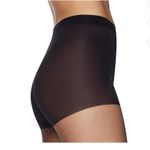 L'eggs Silken Mist Silky Sheer Leg Control Top Q Jet black Toe Tights, 2 Pair Photo 2