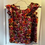 SheIn Multicolor Floral Tank Top tie back small Photo 1