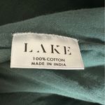 LAKEGauze Caftan Dress Large Cyprus Green Maxi Cotton V Photo 9