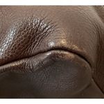 Libaire Pebbled Brown Leather Small Backpack Purse Bag 90's USA Classic Vintage‎ Photo 5