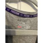 Under Armour  Freedom Womens HeatGear Gray T-Shirt Fitted L‎ Photo 4