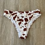 SheIn Womens Brown/White Cow Print Bikini - M Photo 5