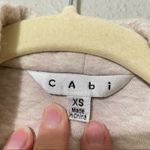 CAbi Cream Knit Moto Zip Bomber Jacket Womens XS Cotton Blend Lightweight Photo 8