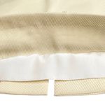 Valentino Garavani Valentino 𑁍 Chic Rose Lace Appliqué Ribbed Wool Pencil Skirt 𑁍 Cream Size 4 Photo 8