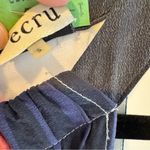 Ecru  Silk Maxi Dress Red & Blue Print With Shapes and Patterns | S Photo 6