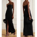 Solace London  Bysha Black Strapless Maxi Dress UK12/US8 Photo 4