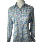 Giangi Napoli Womens Oxford Button Down Classic Cars 44 Collared Blue Size undefined Photo 0