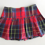 Hollister  Red Y2K Ruffle Mini Skirt Size 5 Preppy Schoolgirl Academia 00s Photo 0