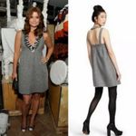 Anna Sui Vtg‎ 90s  Womens Dress Sz 11 Gossip Girl Metallic Boucle Mini Tweed Photo 1