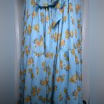 Lush Clothing New LUSH Blue Floral Flowy Long Maxi Dress Women’s Tiered Spring Sundress Sz M Photo 7