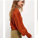 Free People | Cozy Burnt Butter V-Neck Sweater Photo 1