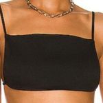 We Wore What Ruched Bandeau Top in Black Size L Photo 0