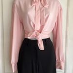 Calvin Klein Black Classic Fit High Rise Straight Leg Luxe Pants Sz 6 NWT Photo 1