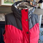 Stio Vibrant Red and Deep Navy Hooded Vest Size undefined Photo 2