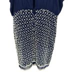 NBD  Revolve Best Mistake Dress Size Medium Navy Blue Beaded Mini Sleeveless Photo 8