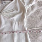 She & Sky •White Cotton Puff-Sleeve Fit & Flare Dress•Size S Photo 12