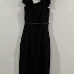 Black Halo  Jackie O Dress In Black Belted NWOT Size 0 Photo 3