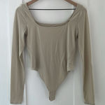 Lululemon Wundermost Ultra-Soft Nulu Square-Neck Long-Sleeve Bodysuit Size M Photo 0