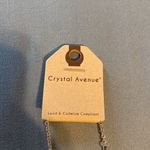 Crystal Avenue “Blessed” cow tag necklace Silver Photo 5