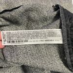 ZARA  Black/ White Herringbone Wide Leg Pants Small Elastic Waist Dress Trousers Photo 7