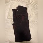 Lululemon  Align High Rise Diamond Dye Cassis Black with pockets 25” Photo 2