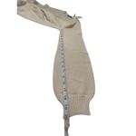 Merokeety  Women's Long Sleeve Crew Neck sweater Knit  Beige Sz M NWT Photo 7