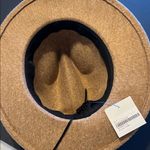Desert Blue tan wool blend Panama fedora hat, NWT Photo 4