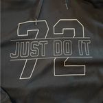Nike  Black Pullover Hoodie with Embroidered 72 Photo 1