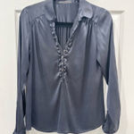 Etro Women's Silk Blouse in dark Gray size large Photo 0