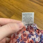 Almost Famous  Womens Size‎ XL Floral Print Crochet Detail 3/4 Sleeve Top Blouse Photo 6