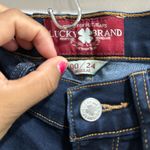 Lucky Brand Dark Blue Flare Jeans CHARLIE BABY BOOT Size 00/24 Photo 2