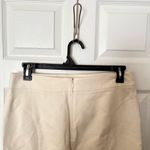 J.Crew  Beige The Pencil‎ Skirt Classic 2 Front Pockets Cotton NWT Size 10 Photo 4