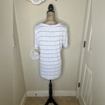 NTM: Mote White & Gray Horizontal Striped V Neck T Shirt Size XL Photo 7