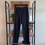 Eileen Fisher  Washable Stretch Crepe MidRise Gray Knit Pull On Straight Pant XXS Photo 2