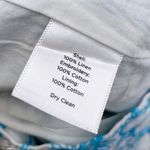 Talbots 100% Linen Blue & White Floral Embroidered Eyelet Pencil Skirt Size 12P Photo 5