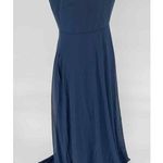 Birdy Grey  women's‎ Convertible Dress Devin Chiffon Navy Size Medium Photo 1