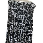 Elle  Size XL black and white geometric design scope Photo 5
