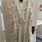 White Flower Dress Size M Photo 0