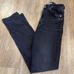 ZARA Women's Charcoal Black High-Rise Skinny Jeans Photo 1