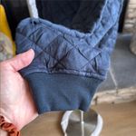 Quilted Navy Women's Hoodie Blue Size L Photo 6