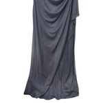 Alex Evenings Smokey Gray Sparkle Maxi Ballgown Formal Dress NWT Women Size 16 Photo 4