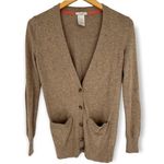 Talula  | XS | Cashmere Knit Cardigan Sweater Soft Brown Photo 0