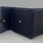 Gucci Wallet Black Logo Fabric with Leather Interior Photo 3