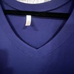 Boutique Elegant Blue Maxi Dress with side pockets v-neck Details nwot Photo 4