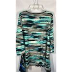 Investments  Womens Abstract Scoop Neck Long Sleeve Tunic Top Multicolor Size 2X Photo 7