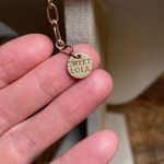 Sweet Lola Brushed Gold Coin & Grey‎ Shimmery Beaded Layered Necklace 21.5" Long Photo 4