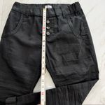 NWT BEVY FLOG Liron Black snake skin Pull on black pant size 26 Photo 6