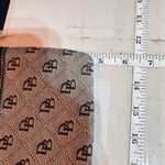 Dooney & Bourke DB Monogram Y2K Black Tan Mini Purse Small Leather Canvas Photo 9