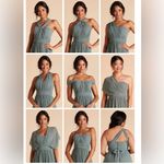 Birdy Grey Birdie Grey Grace Convertible Dress in Chiffon Rosewood Size Large NWT Photo 11