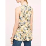 Anthropologie Floreat Anafa Tiered Tank Top Orange Floral Print, Size 0 Photo 9
